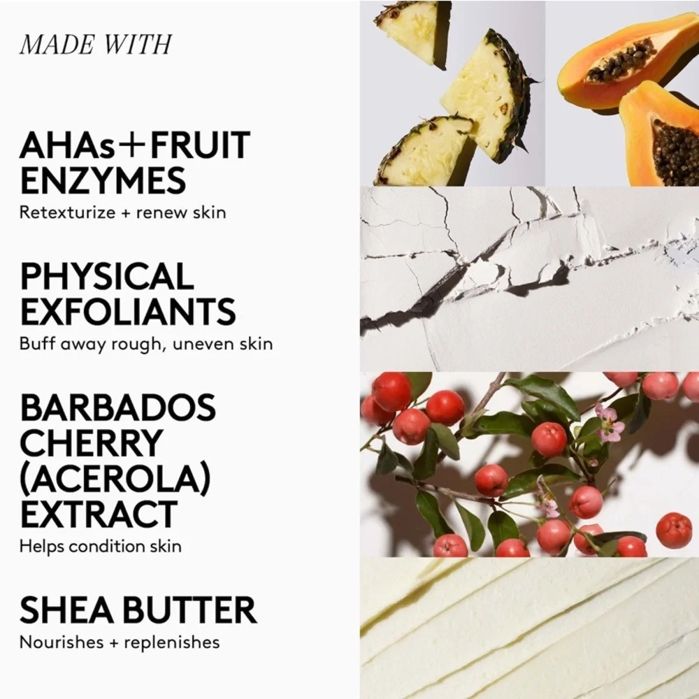 🍒 FENTY SKIN Cherry Dub Triple Action AHA Body Scrub